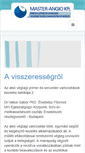 Mobile Screenshot of master-angio.hu